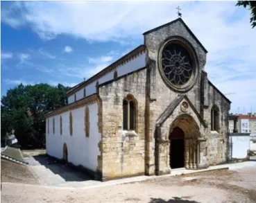 Figure 2. The facade of Santa Maria do Olival, Tomar (DGMN).