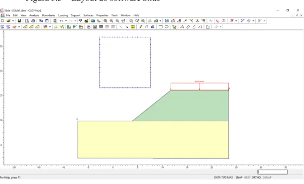 Figura 3.5  –  Layout do software Slide 