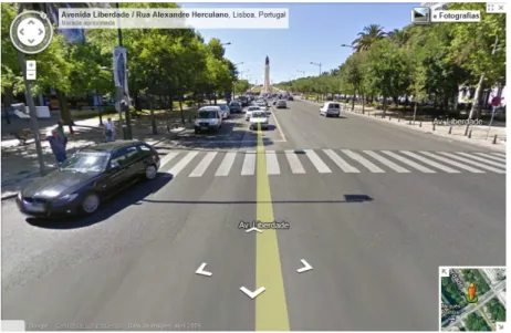 Figura 9 – Exemplo do Google Street View 
