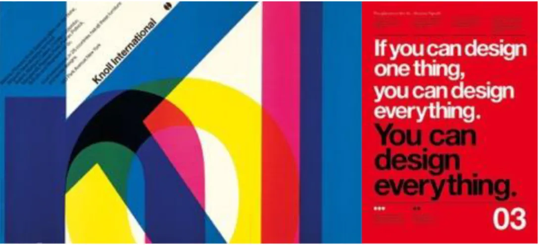 Figure 9:  Massimo Vignelli’s work 