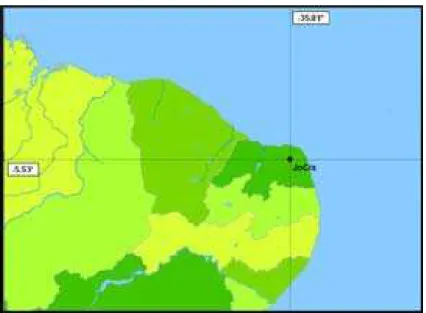 Figura 6: Localização do município de João Câmara – RN, Brasil.  