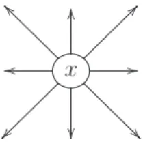 Figura 5.3: Vizinhan¸ca de x