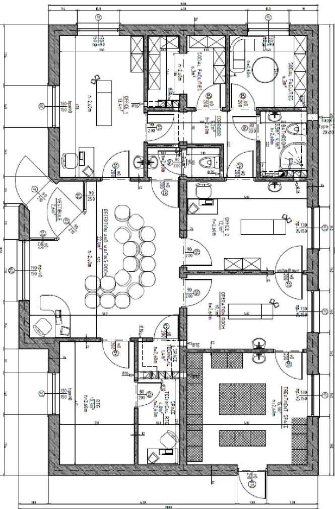 Figure 1.1 Original Architectural Plan, Author: Dr. Eng. Łukasz Sadowski 