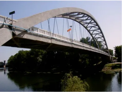Fig. 2.12 – Castelmoron Bridge -  Castelmoron-sur-Lot  [15] 