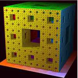 Figura 1.11: Fractal esponja de Menger.