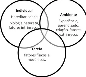 Figura 2:  Visão transacional da relação causal no desenvolvimento motor.  