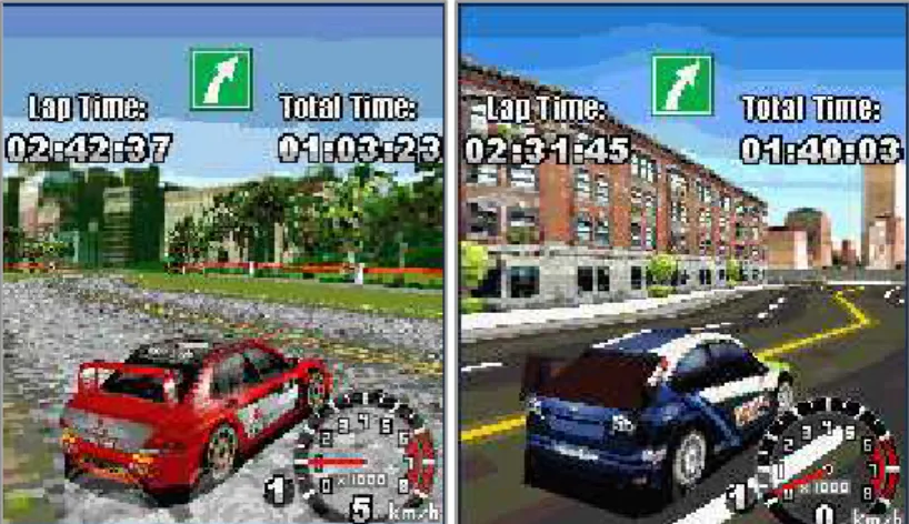 Figura 11 - Jogo para telemóvel 3D Rally Evolution 