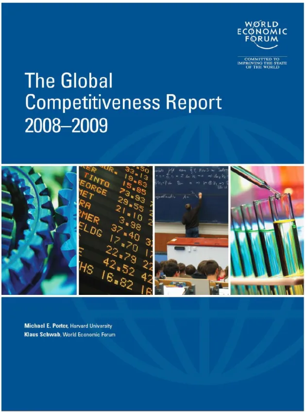 Figura 06   –  Capa do Relatório Global de Competitividade 2008/2009   – Fórum Econômico Mundial 