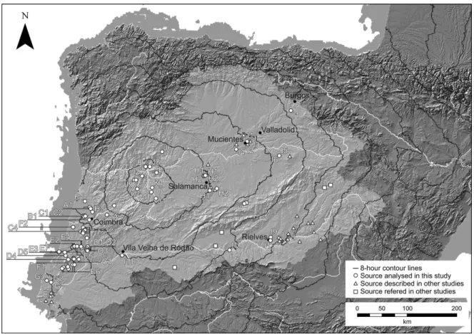Table 3) decreases trough time in the site sequence, as opposed to the raw materials below that distance.