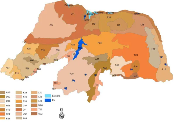 Figura 2. Unidades Geoambientais do Rio Grande do Norte (UGs) 