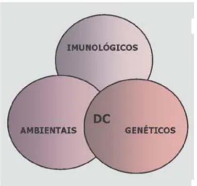 Figura 2 - Factores patogénicos na doença celíaca [18]. 