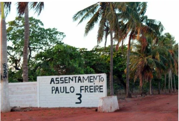 Figura 2: Entrada do Assentamento Paulo Freire III. 