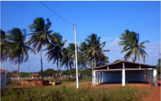 Figura 6: área coletiva central do assentamento Paulo Freire III – galpão. 