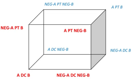 Figura 12 – Proposta de um único bloco de oito aspectos doxal-paradoxal, sugerido por Carel,  elaborado por nós 