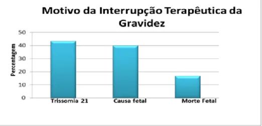 Gráfico n.º 3 - Motivo da Interrupção Terapêutica da Gravidez 