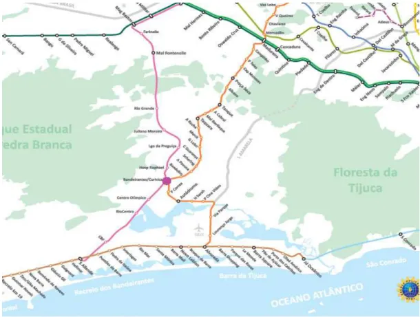 Fig. 23 - Mapa da mobilidade urbana - fonte:  www.mobirio.poli.ufrj.br/brts