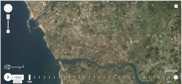 Figura 2 - Porto em 2012 Fonte: Google Earth Engine 