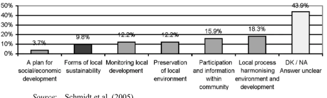 Figure 4  How would you describe a Local Agenda 21? 