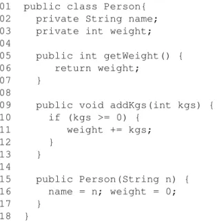 Figura 3.4: Implementação da Classe Person (adaptada de [20]).