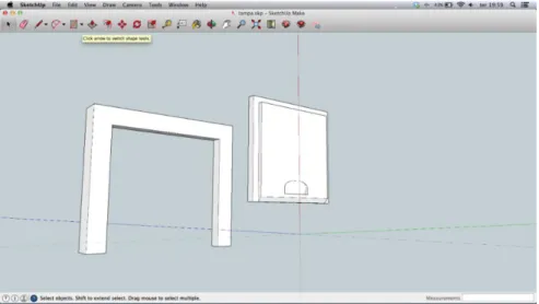 Figure 3.11 - Google SketchUp overview 