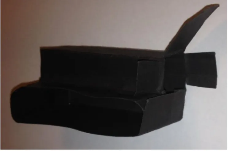 Figure 4.4 - Captured image without controlling flash light  Figure 4.3 - Paper prototype 