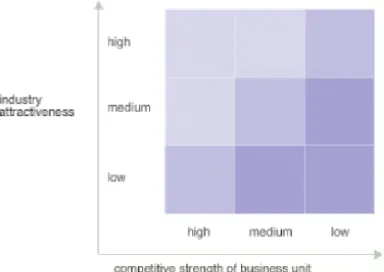 Figure 2: GE and McKinsey matrix  Source: McKinsey&amp;Company, 2008 