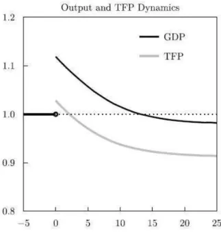 Figura 6: Transição sob política industrial - Buera et al. ( 2013 )