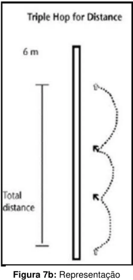 Figura 7b: Representação  esquemática do Salto Triplo  Figura 7a: Representação 