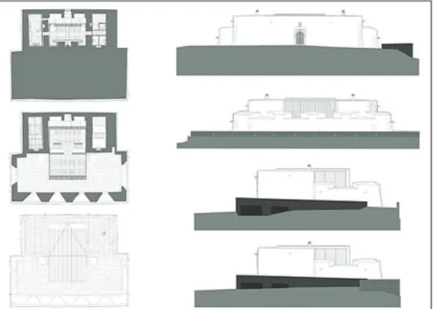 Figure 6 – Proposed plans and elevations