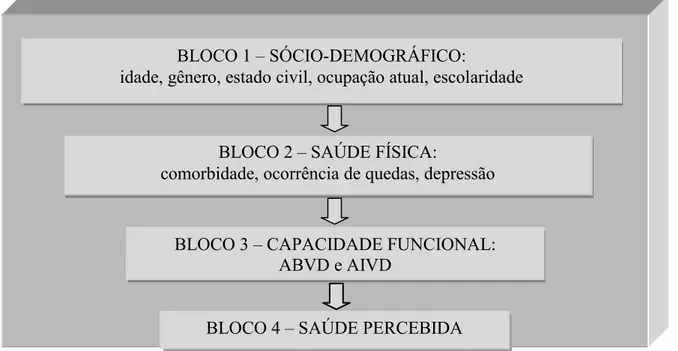 Figura 02. Blocos Hierárquicos para Regressão Logística Binária.                                                   