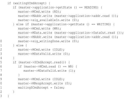 Figura 23: Conectando os módulos Master e Application