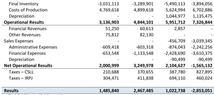 Table 4  – Fixed Assets detailing  Source: PlywoodCo. 