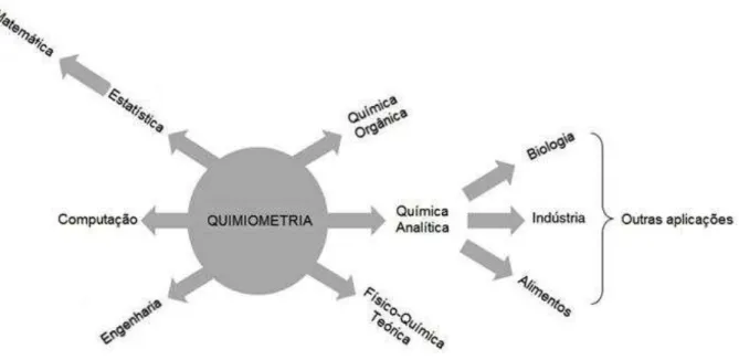 Figura 5 – Relação da quimiometria com outras disciplinas 