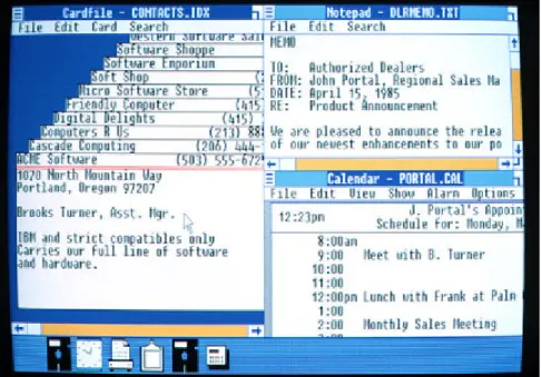 Figura 6 - MS Windows, versão 1.0 