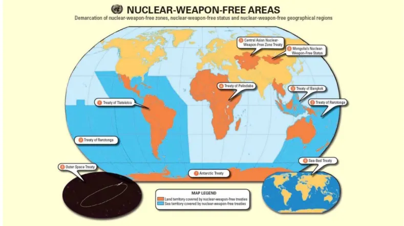 Figure 1 - Nuclear-Weapon-Free Areas Source: UNODA website
