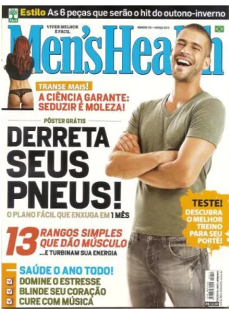 Figura 4:  Capa da revista brasileira Men’s Health de março de 2011
