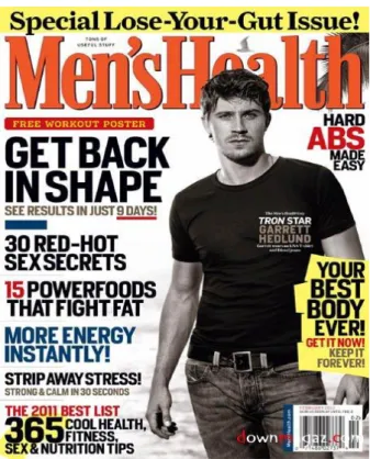 Figura 8: Capa da revista ameri cana Men’s Health de fevereiro de 2011