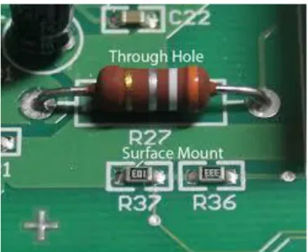 Figure 3 Example of Through-Hole Resistor  [3] 