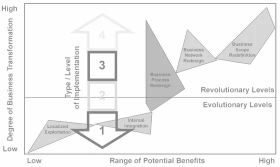 Figure 1 – Levels of IT-Enabled Business Transformation 