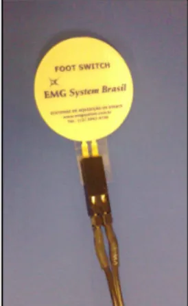 Figura 03: Foot Swicth usado para sincronização do sinal 