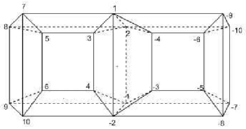 Figura 2.1: Bitoro triangularizado.