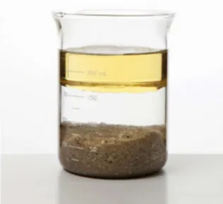 Figura 8 – Mistura de óleo, água e areia (http://mundoeducacao.bol.uol.com.br/). 