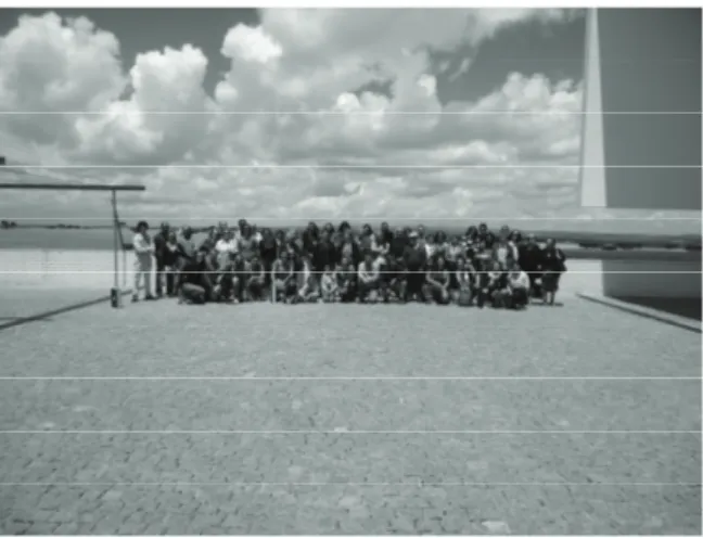Figura 12. Grupo de participantes na Visita de estudo a Campo Maior, na entrada da  Adega Mayor