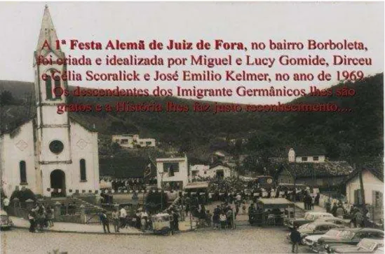 Figura 6: Primeira Festa Alemã realizada no bairro Borboleta, 1969.  Fonte: Acervo do Instituto Teuto-Brasileiro William Dilly