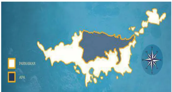 Figura 05: Mapa do Arquipélago de Fernando de Noronha, PE, Brasil. 