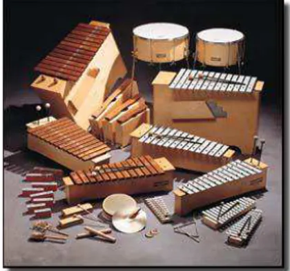 Figura 1 - Instrumentário Orff. 