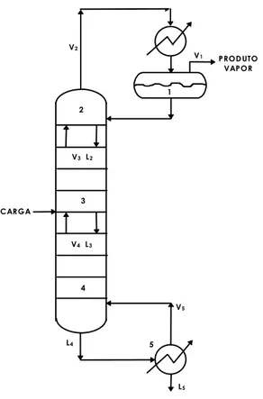 Figura 3.14 - Coluna de destilação fracionada