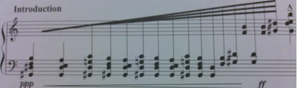 Figura 13: Excerto da peça “Michi Paraphrase for Solo Marimba”, de Keiko Abe, compassos 82-86