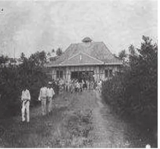 Figure 10: Quai de la gare du chemin de fer du  centre, Douala, 03/01/1917 