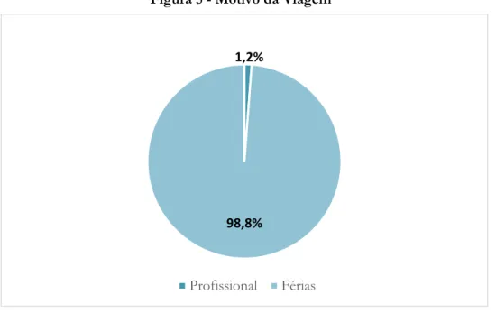 Figura 5 - Motivo da Viagem 